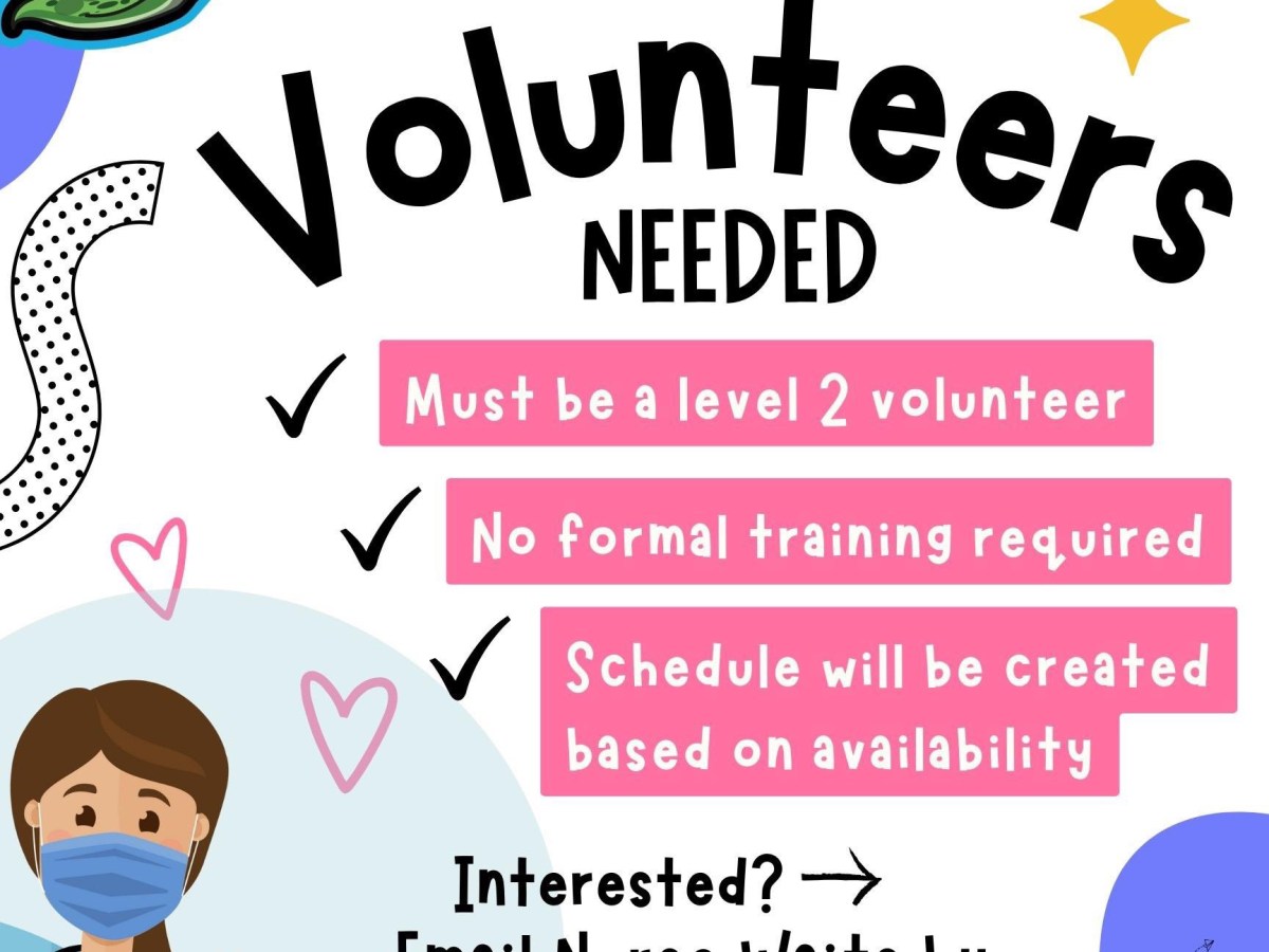 Nurse Volunteers Needed!